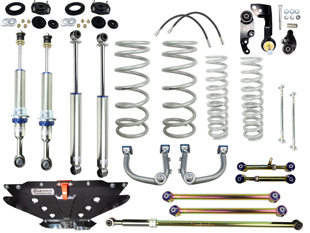 Superior Monotube IFP 2.0 4 Inch (100mm) Lift Kit Suitable For Toyota LandCruiser 300 Series (Kit) - SUP-MG-LC3004
